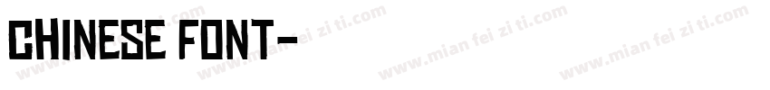 chinese font字体转换